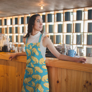 Gelber Frosch Schürze