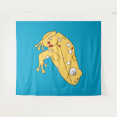 Gelber Frosch Wandteppich (Vorderseite (Horizontal))