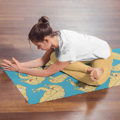 Gelber Frosch Yogamatte