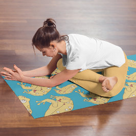 Gelber Frosch Yogamatte