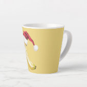 Gelber Frucht-Banane-Santa-Hut Milchtasse (Rechte Ecke)