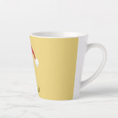 Gelber Frucht-Banane-Santa-Hut Milchtasse (Rechts)