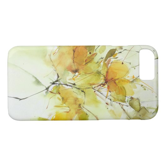 Gelber Frühling Case-Mate iPhone Hülle (Rückseite (Horizontal))