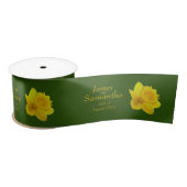 Gelber Frühling - Hochzeit Satinband (Spule)
