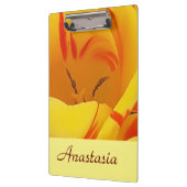 Gelber Frühling Klemmbrett (Links)