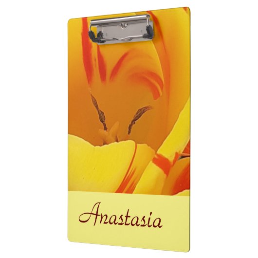 Gelber Frühling Klemmbrett (Links)