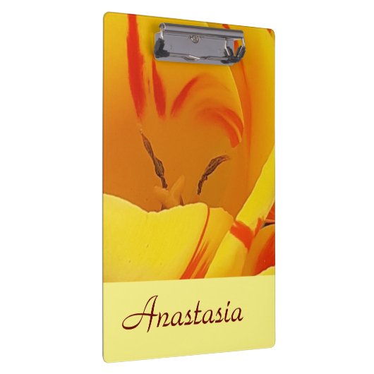 Gelber Frühling Klemmbrett (Rechts)