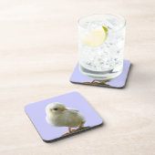 Gelber Frühlingskick-Untersetzer Untersetzer (Rechte Seite)