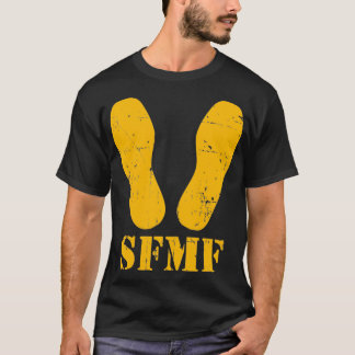 Gelber Fußabdruck SFMF Pullover