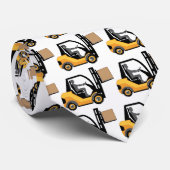 Gelber Gabelstapler Krawatte (Gerollt)