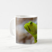 Gelber Garnkröse Kaffeetasse (Vorderseite Links)