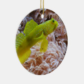 Gelber Garnkröse Keramik Ornament (Rechts)