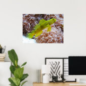 Gelber Garnkröse Poster (Heimbüro)