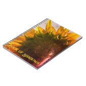 Gelber Garten Sonnenblumen Buch der Schatten (Linke Seite)