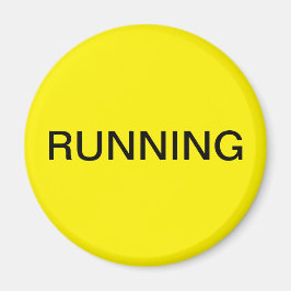 Gelber Geschirrspüler-Magnet Magnet