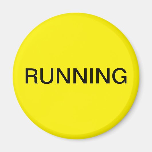 Gelber Geschirrspüler-Magnet Magnet (Vorne)