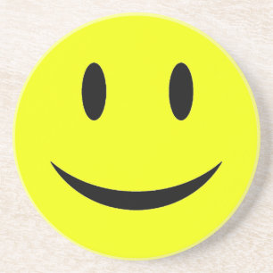 Gelber Gesichts-Untersetzer Sandstein Untersetzer