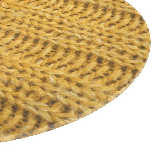 Gelber gezogener, getexturierter, trendiger Hinter Schneidebrett (Ecke)