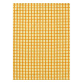 Gelber Gingham Kariert für den Sommer Tischdecke (Vorderseite)