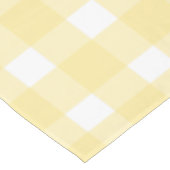 Gelber Gingham Tischdecke (Schrägansicht)