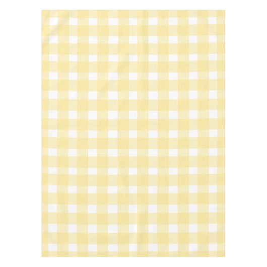 Gelber Gingham Tischdecke (Vorderseite)