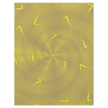 Gelber Ginseng-Mann Bulk Scrapbook Papier Seiten