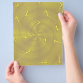 Gelber Ginseng-Mann Bulk Scrapbook Papier Seiten (Hand)