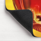 Gelber Glanz BUDDHA-Herzens | Mousepad (Ecke)