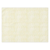 Gelber Glitzer Grunge Zickzack Tischdecke (Vorderseite (Horizontal))
