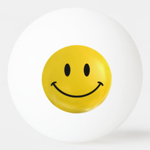 Gelber glücklicher Klingeln Pong Ball Tischtennisball