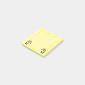 Gelber Gnom Post-it-Notizen Post-it Klebezettel (angewinkelt)