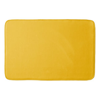 Gelber Gold Badezimmerteppich Badematte