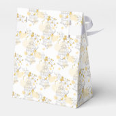 Gelber Grauvogel danke Ihnen Gastgeschenk Hochzeit Geschenkschachtel (Rückseite)