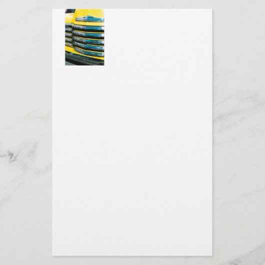 Gelber Grill Briefpapier (Vorderseite)