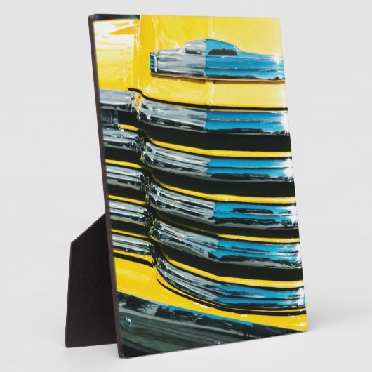 Gelber Grill Fotoplatte (Seite)