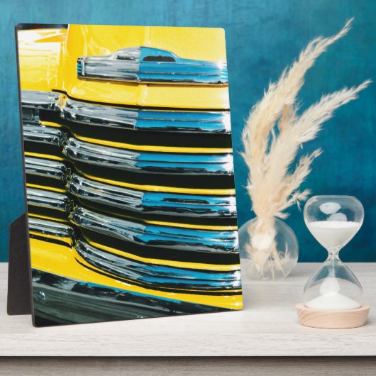 Gelber Grill Fotoplatte (Seite)