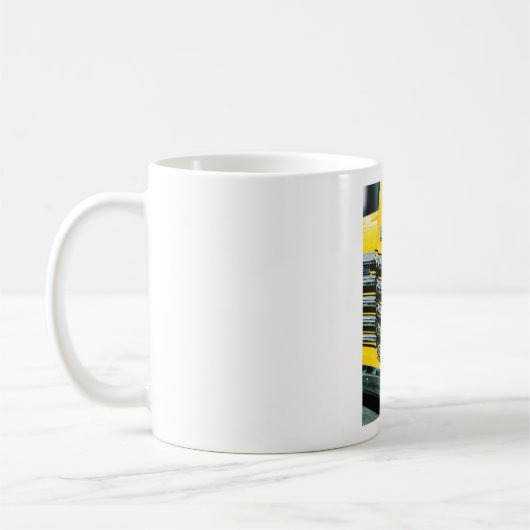 Gelber Grill Kaffeetasse (Links)