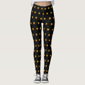 Gelber Grüner Pfeffer Leggings (Vorderseite)