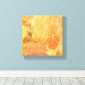 Gelber Grunge Abstrakte Textur Leinwanddruck (Insitu (Holzboden))