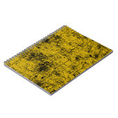 Gelber Grunge Notizblock (Linke Seite)