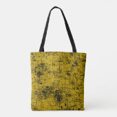 Gelber Grunge Tasche (Rückseite)