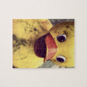 Gelber Gummi Ducky bedeckt in Schmutz! Puzzle (Horizontal)