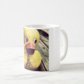 Gelber Gummi Ducky braucht einen Bath! Kaffeetasse (VorderseiteRechts)
