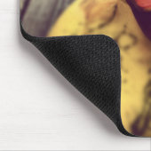 Gelber Gummi Ducky braucht einen Bath! Mousepad (Ecke)