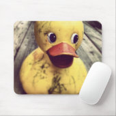 Gelber Gummi Ducky braucht einen Bath! Mousepad (Mit Mouse)
