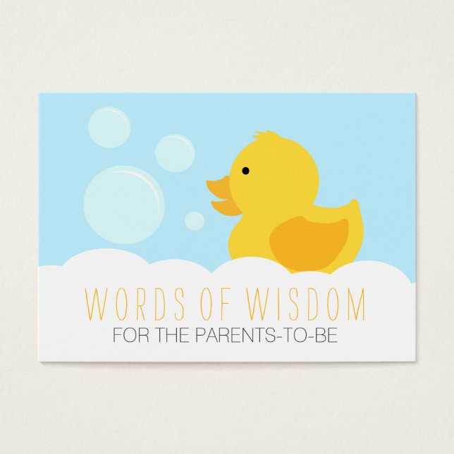 Gelber Gummi Ducky Bubble Bath Baby Dusche (Vorderseite)