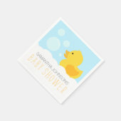 Gelber Gummi Ducky Bubble Bath Baby Dusche Serviette (Ecke)