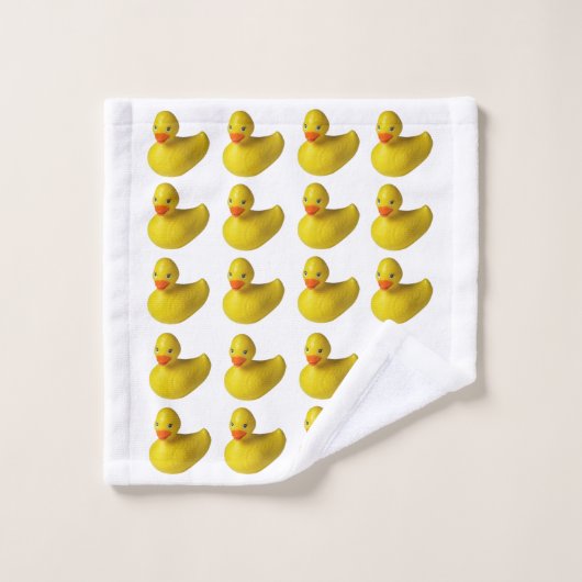 Gelber Gummi Ducky Duck Fuck Kinder Bath Time Badhandtuch Set (Waschlappen)