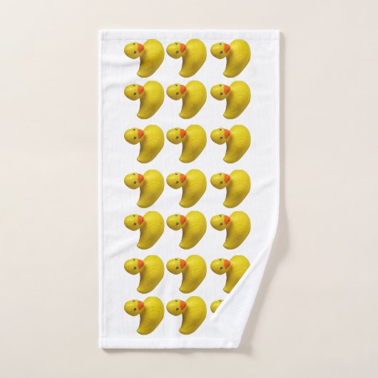Gelber Gummi Ducky Duck Fuck Kinder Bath Time Badhandtuch Set (Handtuch)