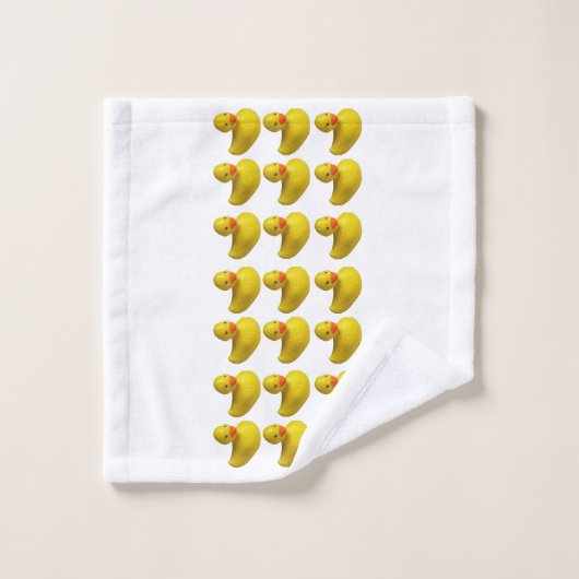 Gelber Gummi Ducky Duck Fuck Kinder Bath Time Badhandtuch Set (Waschlappen)